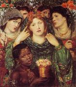 Dante Gabriel Rossetti The Bride (mk28) Norge oil painting reproduction